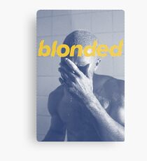 Blue Frank blonded Metal Print
