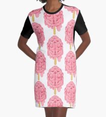 Eis am Stiel schmelzen T-Shirt Kleid