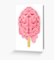 Popsicle brain melting Greeting Card