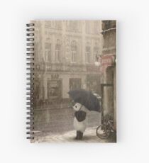 It's raining outside Spiral Notebook