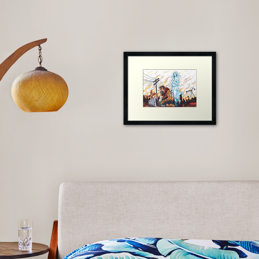 Apocalypse Ghost Framed Art Print