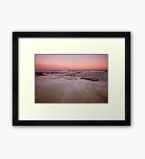 Bar Beach at Dusk Framed Print