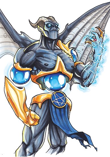 demonic cyborg posters by jazzastudios redbubble