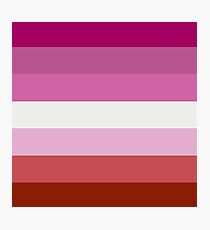 Lesbian Pride Flag Photographic Print