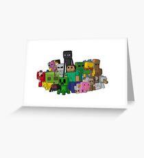 Minecraft Greeting Card
