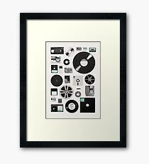 Data Framed Print