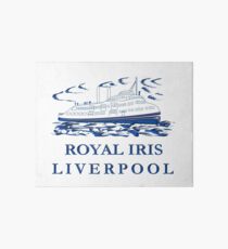 Royal Iris Liverpool Art Board Print