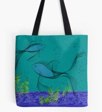 Fractal Fishtank Tote Bag