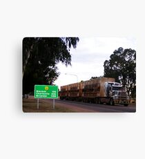 Roadtrain Canvas Print