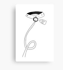 BDSM LEASH Metal Print