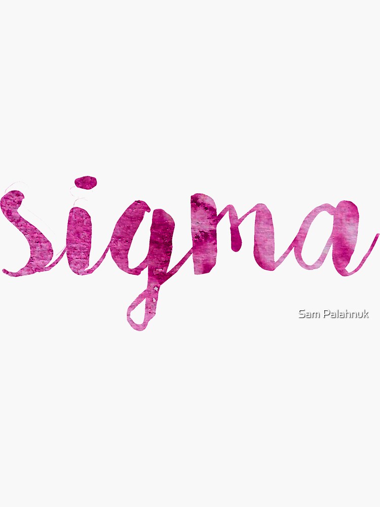 sigma sticker: mix and match sorority series by sampalahnukart
