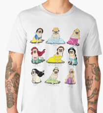 Pug Princesses Men's Premium T-Shirt