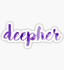 Deepher sticker Sticker