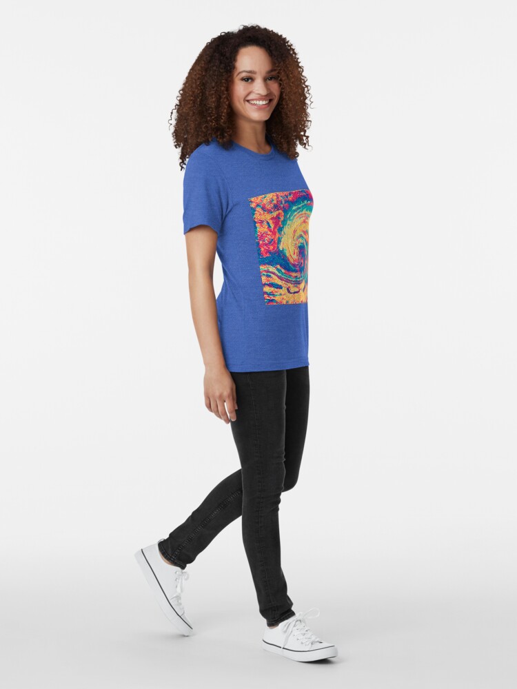 Alternate view of King wave Tri-blend T-Shirt