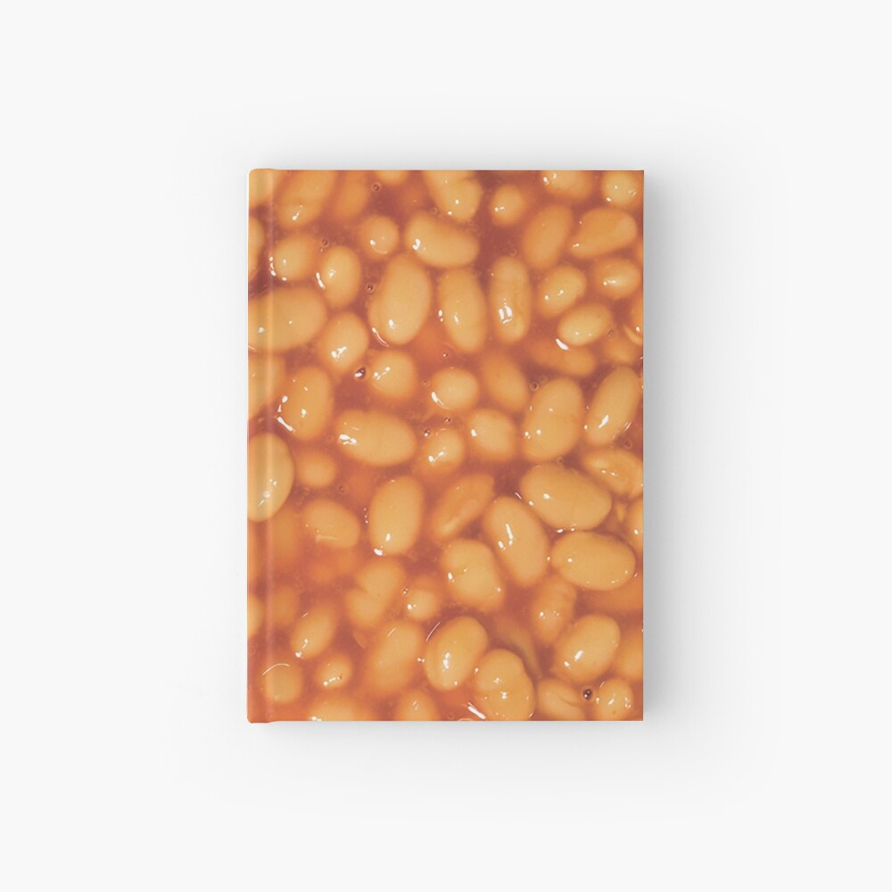 "Baked Beans" Hardcover Journal by monkeylennon Redbubble