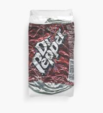 Crushed Dr Pepper Tin Duvet Cover