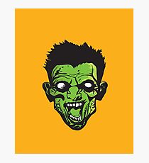 green zombie scream!!! Photographic Print