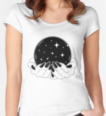 Crystal Ball Fitted Scoop T-Shirt