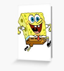 Spongebob Squarepants Greeting Card