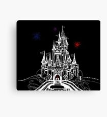 Mouse in Love at Midnight Canvas Print