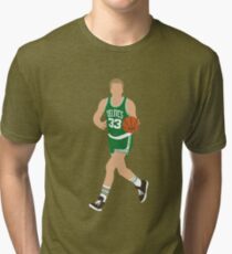 Camiseta de tejido mixto Larry Bird