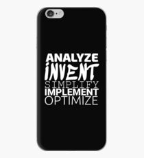 Anything working process slogan. iPhone Case