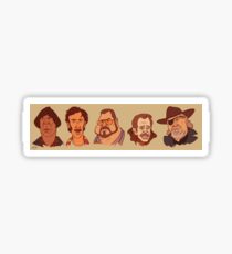 Coen Brothers Characters Sticker