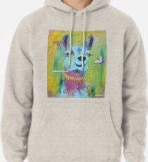 Llama for Hannah Pullover Hoodie