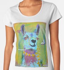Lama für Hannah Frauen Premium T-Shirts
