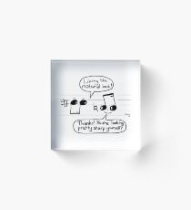 Musical Compliments Acrylic Block