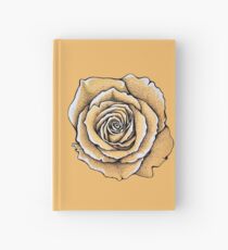 Beautiful rose flower Hardcover Journal