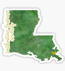 Southeastern Louisiana University Sticker