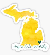 Wayne State University Sticker