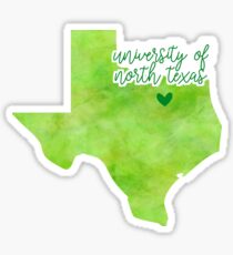 University of North Texas Sticker