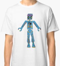 Robot with Flower Crown Classic T-Shirt