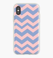 Pantone Colour of the Year 2016 Serenity/ Rose Quartz/ Chevron iPhone Case