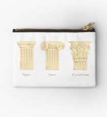 Column Orders - Creme Zipper Pouch
