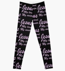 Jesus My Lord My Savior Leggings