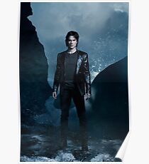 Damon Salvatore - The Vampire Diaries - Season 4 - Promotional Poster Poster