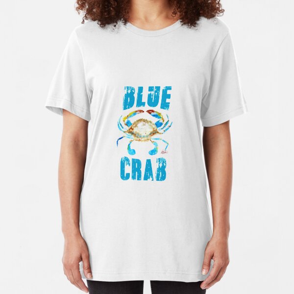 Blue Crab type Slim Fit T-Shirt