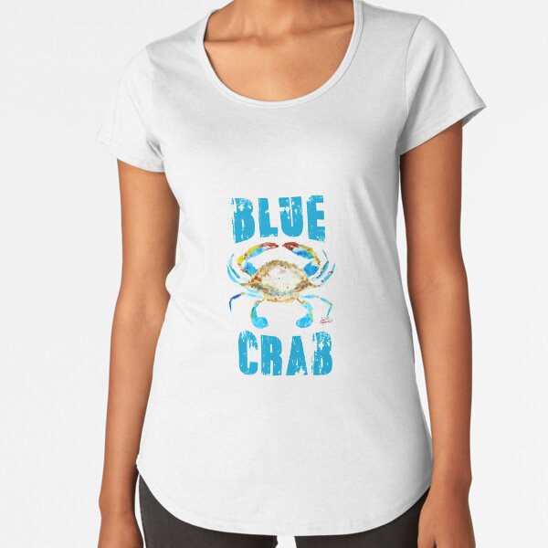 Blue Crab type Premium Scoop T-Shirt