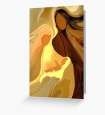 The Saviour is born Greeting Card