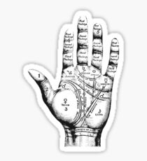 Palm Reading-Diagramm Sticker