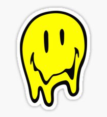 Melting Smiley Face: Stickers | Redbubble