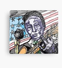 Lead Belly-Colour Metal Print