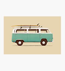 Blue Van Photographic Print