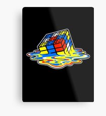 Building the Cube Metal Print
