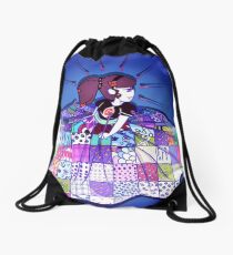 Patchwork pinny Drawstring Bag