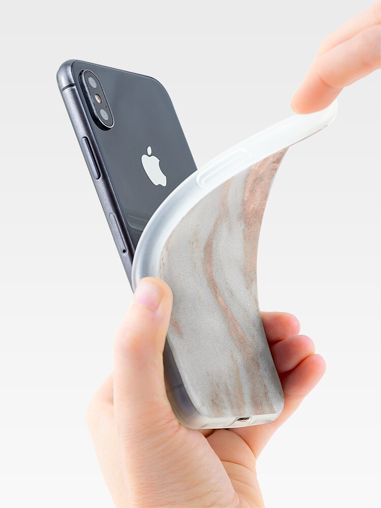 Alternate view of Civezza - rose gold marble iPhone Case & Cover