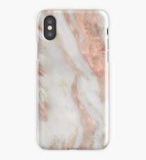 Civezza - rose gold marble iPhone Case